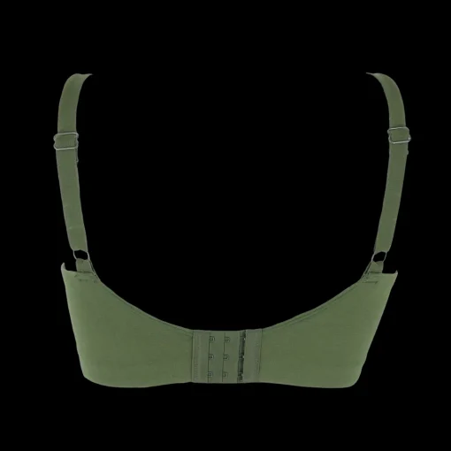 Aline Flower Small Cup BH - Mørk grønn