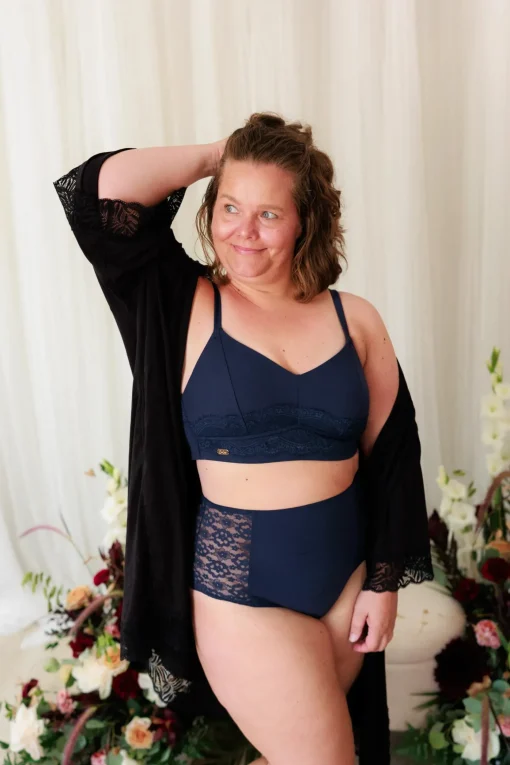 Amanda Small Cup BH - Mørk blå