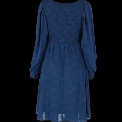 Anna Chiffon kjole - Blå