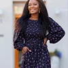 Anna kjole - Mørk lilla
