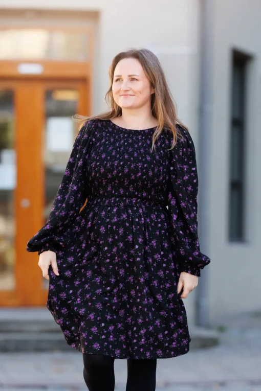 Anna kjole - Mørk lilla