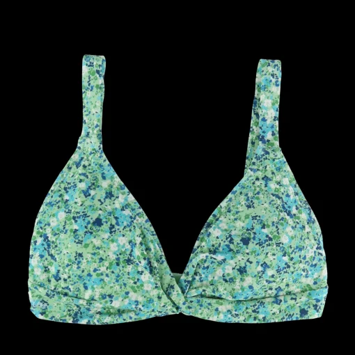 Bali bikinitopp - Pastellgrønn - Flower Paint