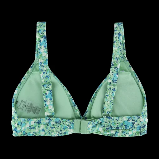 Bali bikinitopp - Pastellgrønn - Flower Paint