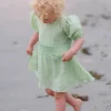 Belle Flower Barnekjole - Smoke Green