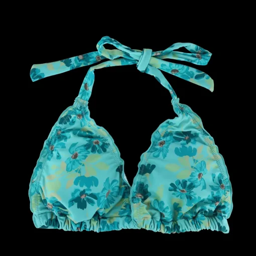 Cuba Ruffles bikinitopp - Turkis - Aster