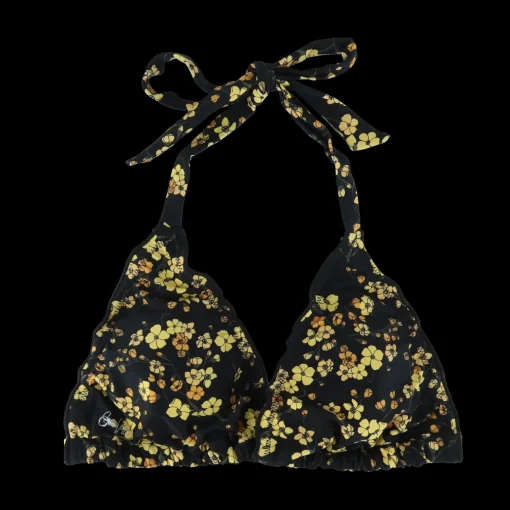 Cuba Ruffles bikinitopp - Svart - Buttercups