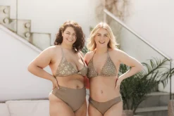 Cuba Ruffles bikinitopp - Mørk beige - Blossom