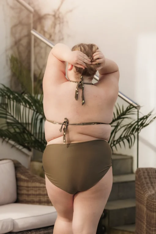 Cuba Ruffles bikinitopp - Grønn - Lilly
