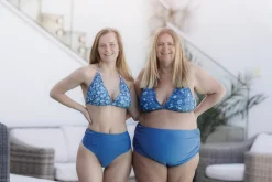 High Waist bikinitruse - Mørkeblå