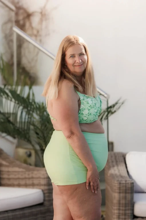 Hipster bikinitruse - Pastellgrønn