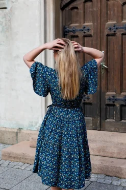 Iselin kjole - Mørkeblå