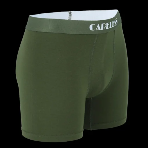 Lukas Boksershorts long 2 pk - Mørk grønn/mørk blå