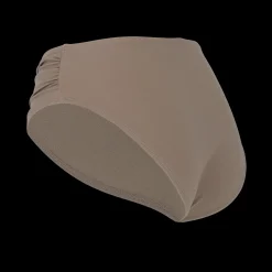 Mid Waist bikinitruse - Mørk beige