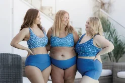 Mid Waist bikinitruse - Mørkeblå