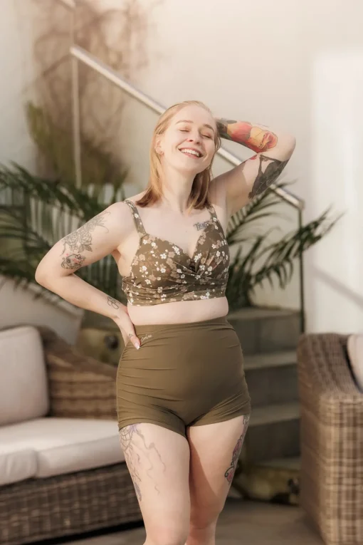 Roma bikinitopp - Grønn - Buttercups