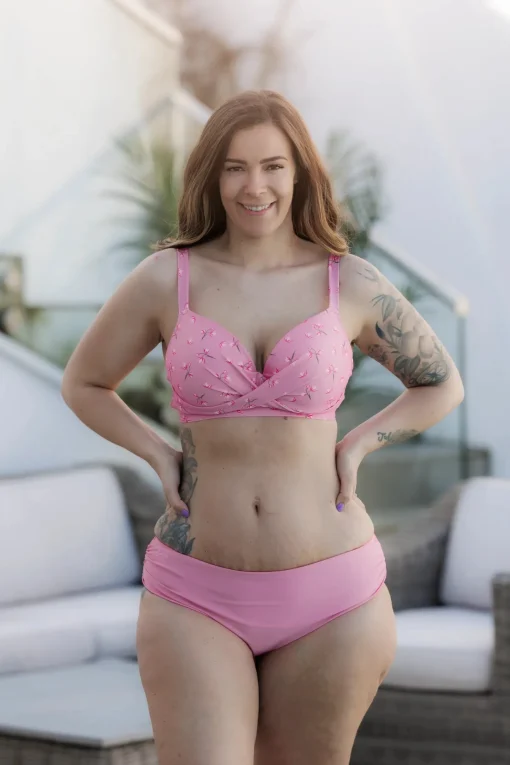 Roma bikinitopp - Lyserosa - Lilly