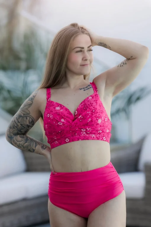 Roma bikinitopp - Rosa - Pansy