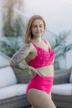 Roma bikinitopp - Rosa - Pansy