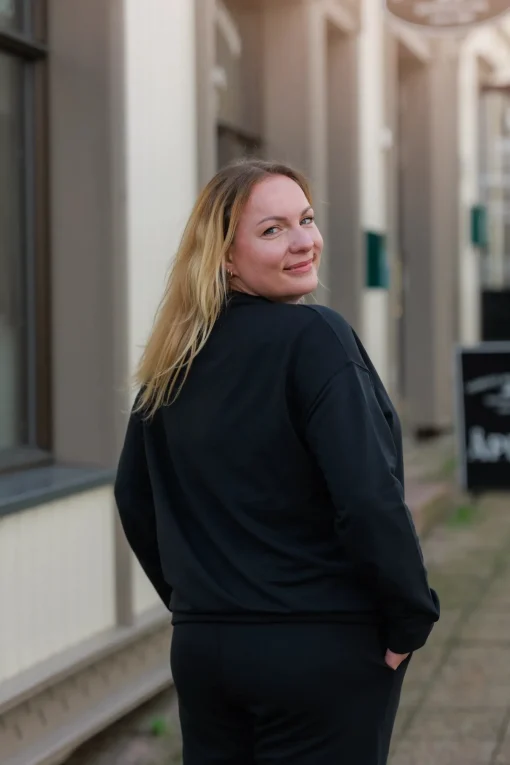 Sandra genser - Svart