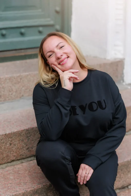 Sandra genser - Svart