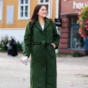 Sophie Ullkåpe lang - Mørk grønn