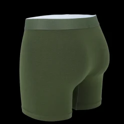 Vegard Boksershorts long 2 pk - Mørk grønn/mørk blå