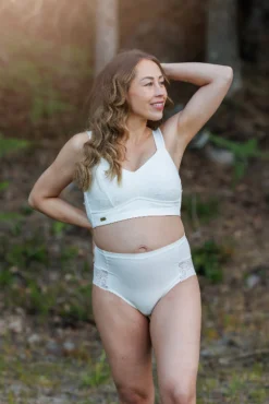 Amanda Basic Bra Big Cup - Bright White