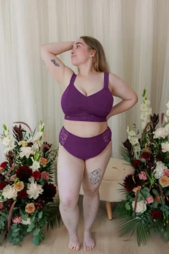 Amanda Big Cup BH - Mørk lilla