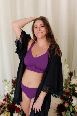 Amanda Big Cup BH - Mørk lilla