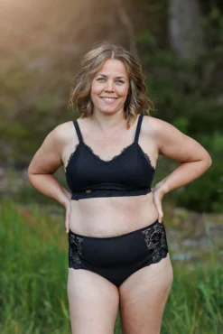 Anne Mid Waist - Black Onyx