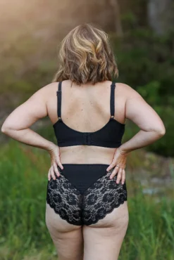 Anne Mid Waist - Black Onyx