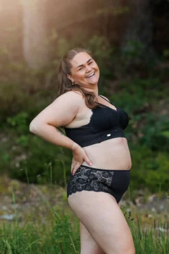 Anne Mid Waist - Black Onyx