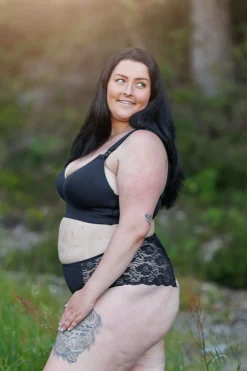 Anne Mid Waist - Black Onyx