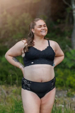 Anne Mid Waist - Black Onyx