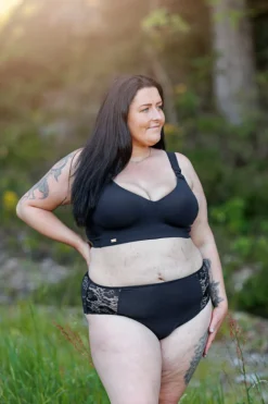 Anne Mid Waist - Black Onyx