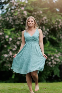 Belle stroppekjole - Grønn