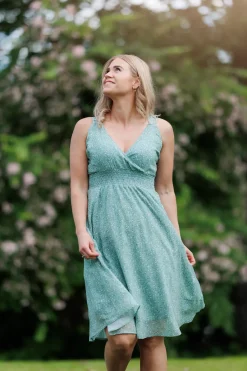 Belle stroppekjole - Grønn