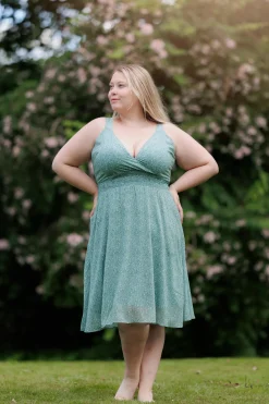 Belle stroppekjole - Grønn