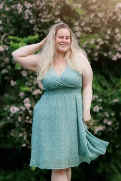 Belle stroppekjole - Grønn