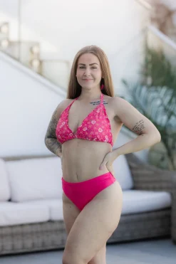 Cuba Ruffles bikinitopp - Rosa - Daisy