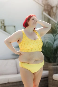 Miami bikinitopp - Gul - Lilly