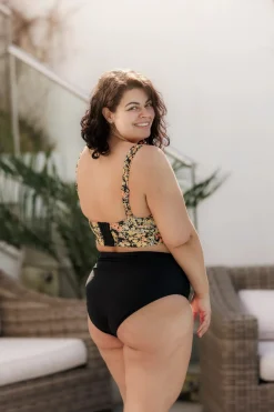 Miami bikinitopp - Svart - Flowerpower