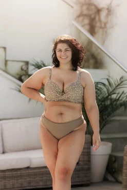 Roma bikinitopp - Mørk beige - Dalia