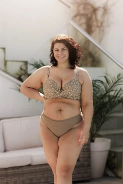 Roma bikinitopp - Mørk beige - Dalia