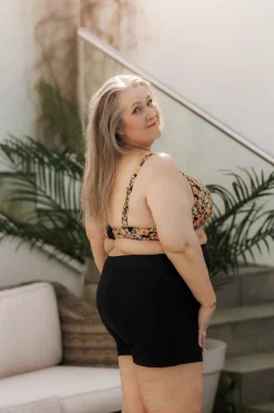 Roma bikinitopp - Svart - Flowerpower