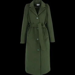 Sophie Ullkåpe lang - Mørk grønn