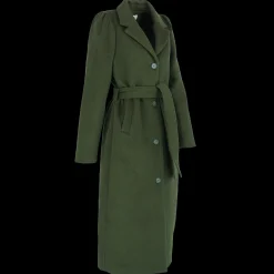 Sophie Ullkåpe lang - Mørk grønn